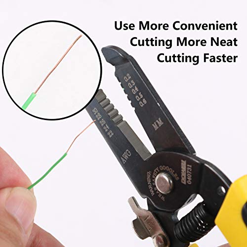 DOWELL Wire Stripper 22-30 AWG with Cutting & Safety Lock - Hand Tool