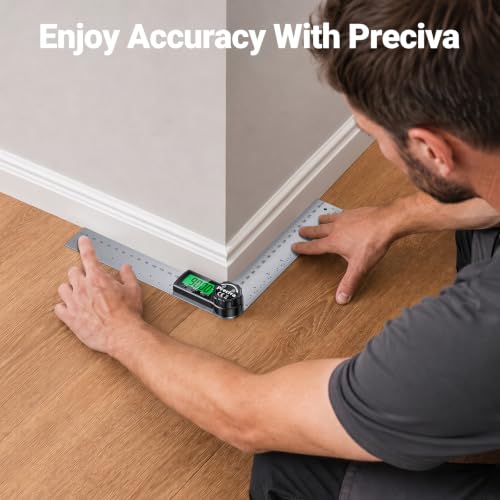 Preciva Black Rechargeable Digital Angle Finder