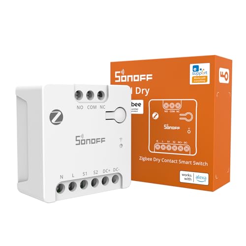 SONOFF Zigbee Mini-ZBD Dry Contact Relay for Smart Garage & Home Automation