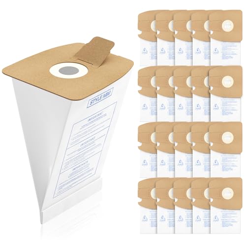 Style MM Vacuum Bags 20 Pack for Eureka Mighty Mite 3670/3680 Canister Vacuums