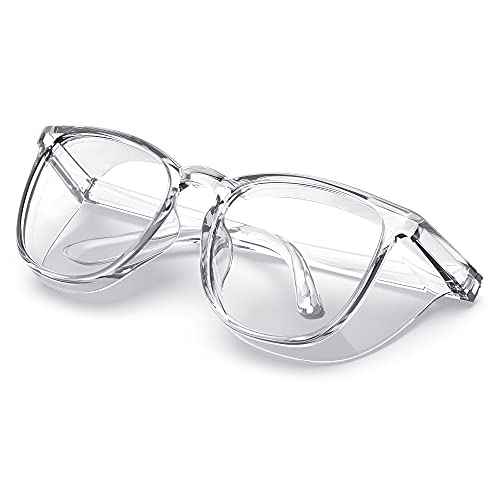 Stylish Safety Glasses, Clear Anti-Fog Anti-Scratch Protective Glasses For Men And Women