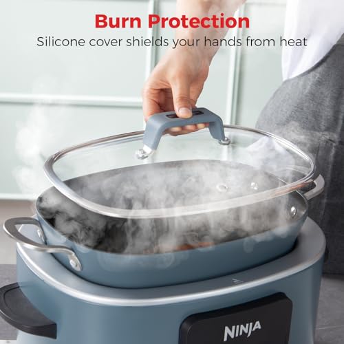 Goldlion Ninja Slow Cooker Lid Handle Covers (Set of 2) Heat-Resistant Silicone