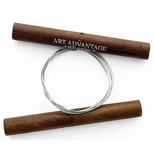 Art Advantage Wire Clay Cutter - Durable Pottery Wire Tool for Clay Cutting, Sculpting, Pottery Craft, Ceramic Arts, Modeling, and DIY Clay Projects