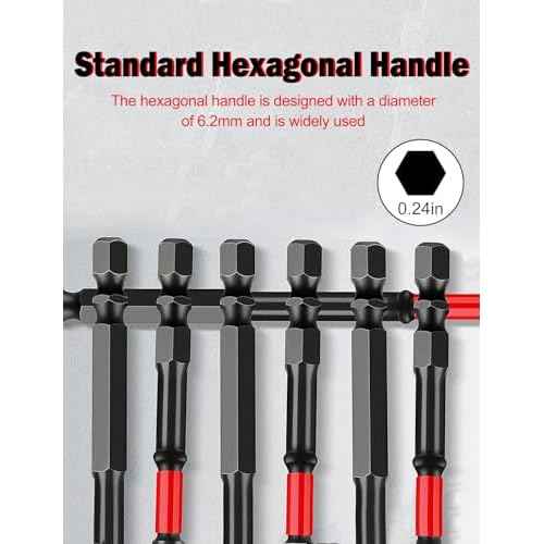 FPH2 Impact Screwdriver Bit Set - 10pcs S2 Steel Insulated Bits (65mm+110mm) for Electricians, 1/4" Hex Shank Magnetic Drill Bits for Circuit Breakers ? (10pic)