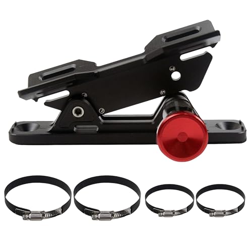 ZHILXN Black Aluminum Quick Release Fire Extinguisher Mount for UTV & Jeep Roll Bar