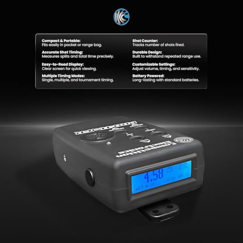 ProTimer Shot Timer for Shooting Practice, Handheld Gray CEI-4730