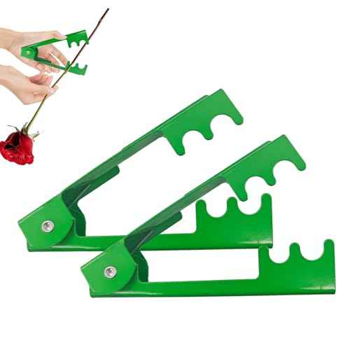 2PCS Rose Thorn Stripper Tool Thorn Remover for Roses Durable Iron Floral Stem for Removing Thorns and Leave Flower Stem Cutter