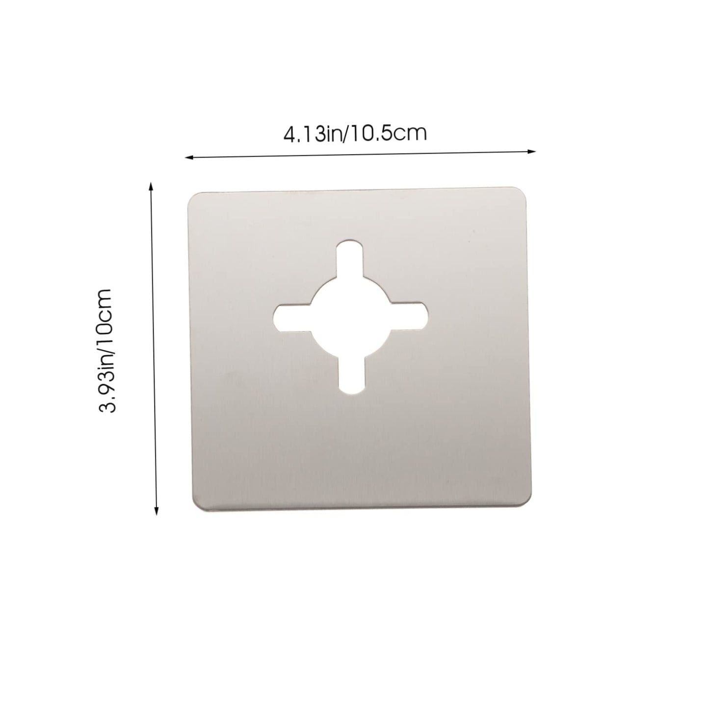 POPETPOP 2pcs Door Reinforcement Plate Door Knob Repair Security Bracket for Covering Damaged Areas and Strengthening Locks