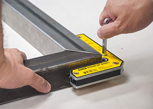 Strong Hand Tools MLD300+MLD500 3" & 5" Inside/Outside Magnetic Welding Squares Combo Pack