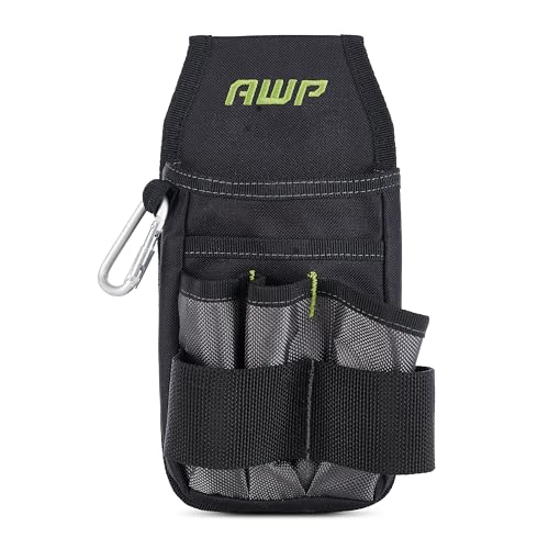 AWP Tool Pouch 7-Pocket Electrician Organizer Belt Bag - Premium Multi-Pocket Holster, 1 Pack