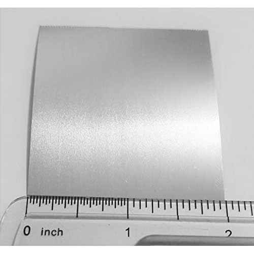 Silver Solder Sheet 2"x2" 30 Gauge 4DWT Made in USA by CRAFT WIRE (Medium)