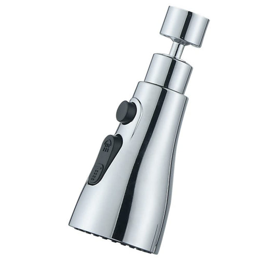 Mrisata Kitchen Faucet Head Replacement, 3 Function Pull Down Spray Head Sink Spray Nozzle, Kitchen Sink Faucet, Compatible with Standard Brushed