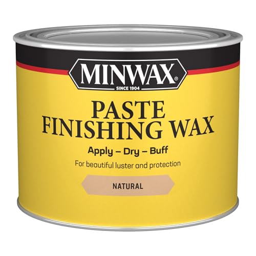 Minwax Paste Finishing Wax Natural 16 Oz - Wood Furniture & Antique Polish