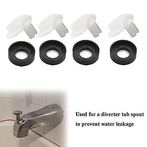 Gugaguga 4 Pack Diverter Gate & Cup Seal for Moen 3800 Tub Spout - Repair Parts