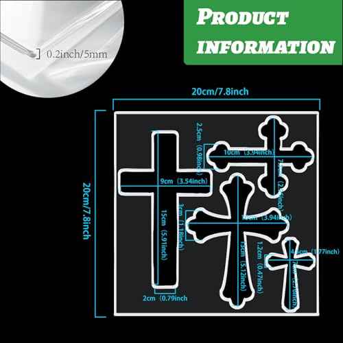 Crosses Router Template Acrylic Router Template for Woodworking Drawing Inlay Templates Charcuterie Board Decorative Templates