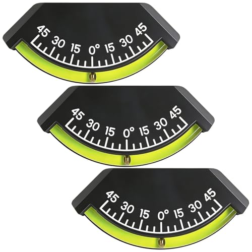3-Pack Geouniver RV Level Gauges Ball Inclinometers for Camper Trailers