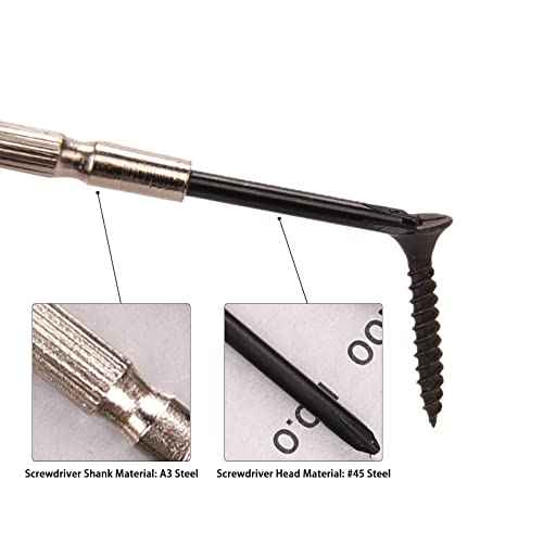 11PCS Mini Precision Screwdriver Set, XAQISHIRE Small Screwdriver Set for Repair Computer, Electronics, Toys, Watch