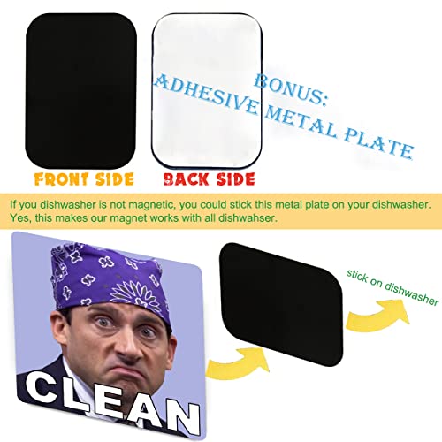 Mike Scott Prison Mike Funny Dishwasher Magnet - 4 Inch Double-Sided Clean/Dirty Sign