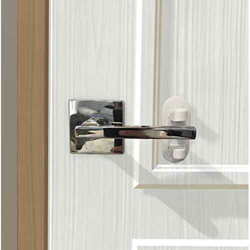 Door Lever Lock Child Proof Doors & Handles, Adhesives - Child Safety by Tuut (6 Pack)