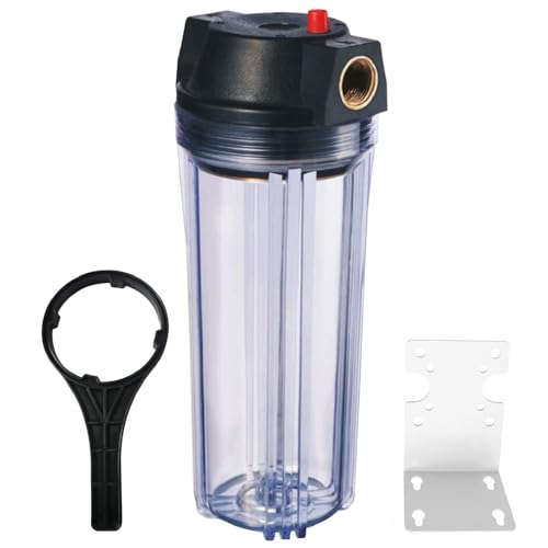 Geekpure 10 Inch Whole House Water Filter Housing - 3/4" Brass Ports, Variation 1