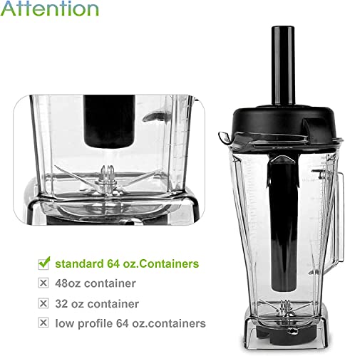 Vitamix Classic 64oz Tamper Tool Replacement - BPA-Free, 12.59in Compatible with 64oz Blenders