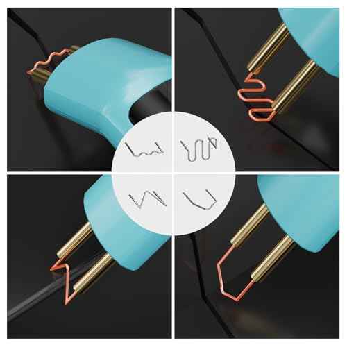 SHALL Plastic Welder, Cordless Plastic Welding Kit with 200 Staplers, USB Rechargeable Plastic Welder Kit with Portable Storage Bag for Bumper Repair, DIY Projects and other Plastic Repairs