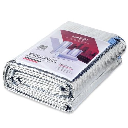 Aggsound Reflective Bubble Insulation Sheet, 23.6 in X 10FT Aluminum Foil Bubble Shield, Aluminum Foil Window Insulation for Winter and Summer, Garage Door, Roof, Car, RV，3mm