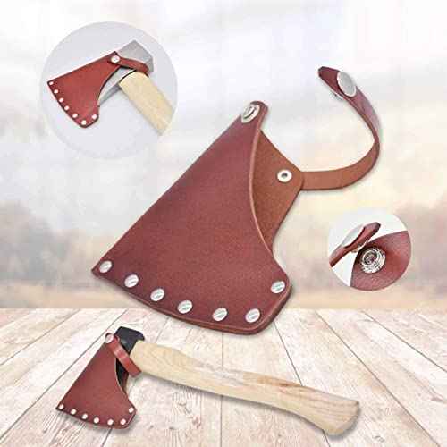 DYNWAVE Leather Holder Hatchet Lanyard Sheath Head Cover Gift