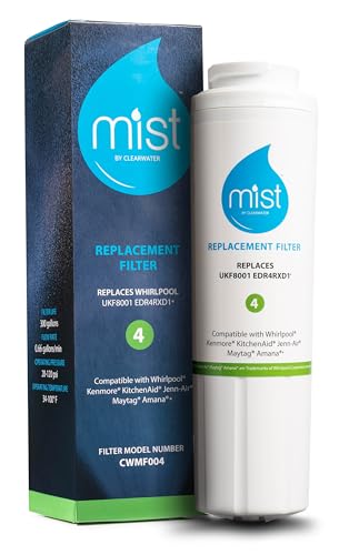 Mist EDR4RXD1 Water Filter 1 Pack NSF 42 Certified Compatible with Whirlpool & More
