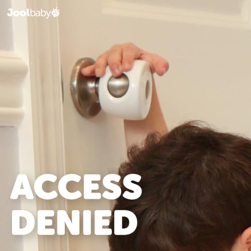 Jool Baby Door Knob Child Safety Covers (4 Pack) Prevent Kids from Opening Doors ? Easy to Install