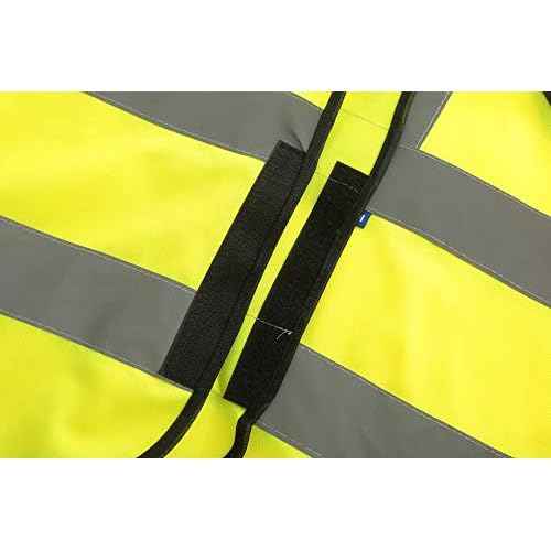 AYKRM 12 colour High visibility viz vest hi vis viz reflective work construction safety vest (XS-8XL)