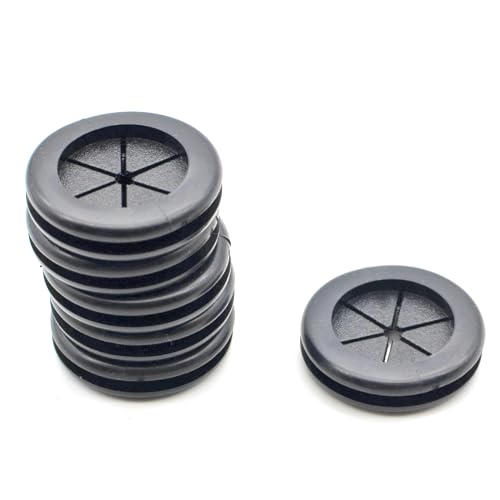 Fctoerg 1-Inch Rubber Grommets for Wiring Firewall Hole Plugs - 13/16" Inner Diameter, Pack of 6