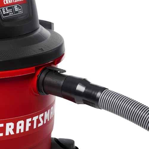 CRAFTSMAN CMXZVBE38804 1-7/8 in. x 10 ft. Wet Dry Vac Professional Hose Attachment Kit, Industrial-Grade Shop Vacuum Locking Hose, Fits Most Wet/Dry Vacuums with a 1-7/8 in. Diameter Hose