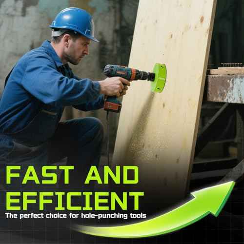 2-3/8" (60mm) Bi-Metal Hole Saw with Arbor - Multi-Material Cutting Kit for Thin Iron, Wood & Drywall - High-Speed Steel Teeth with Smooth Cutting Edge, Fast Chip Removal & Bonus Dust-Proof Bag