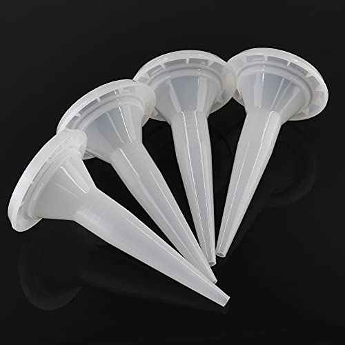 12Pcs Caulking Nozzle Cones Nozzles for Sausage Caulking Gun, Epoxy Piston Caulking Gun Tip Replacement Extension Tool