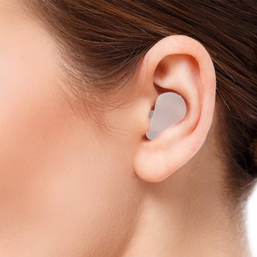 EarPlanes+ Invisible Airplane Travel Ear Protection Clear Low-Profile Design (Adult 1, Count)