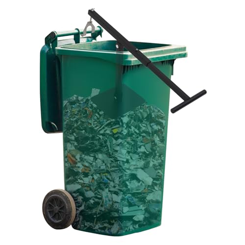 Manual Trash Compactor with Adjustable Height, Portable Waste Press for Kitchen & Office