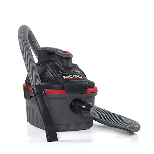 RIDGID 50313 Model 4000RV 4-Gallon Portable Wet and Dry Vacuum Cleaner - Compact, 5.0 Peak-HP