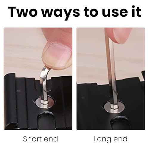 Antrader 2.5mm Allen Wrench L-Shaped Hex Key Wrench Set - 50 Piece Repair & Installation Tool