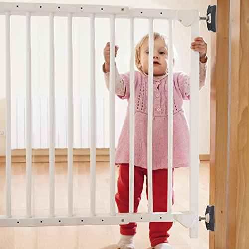 Smartfit 4 Pack Pet Gate Protectors - Dog Gate Set with Wall Mounts- Protect Walls & Doorways