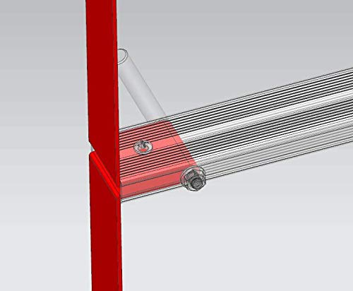 Permanent Fire Escape Ladder Two-Story 13ft | Ladder for Egress, Window or Attic | Hanging Ladders for Fire Emergency | Home Safety | External Ladders for Fire Evacuation | Wall-Mounted Climbing Rungs