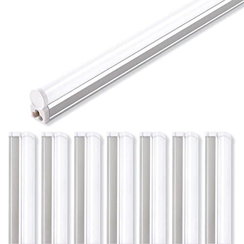Barrina 4ft LED T5 Integrated Shop Light, Super Bright 6500K, 2200lm, 20W, 8-Pack