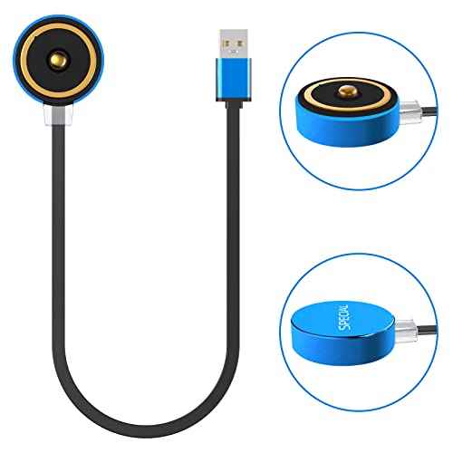 MCC S Magnetic Charger Compatible with Olight Baldr S/S BL/mini/RL Mini, PL Mini and PL-Mini2, Replacement Charging Cable for Flash Light, 3.3 FT/1M
