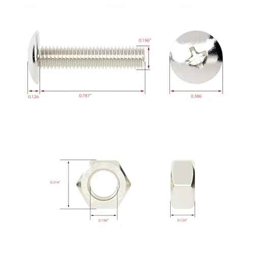4 Set Rubber Foot Mount With Mounting Screws And Nuts