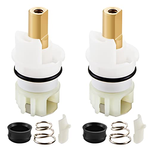 REHUH 2-Pack Faucet Stem Replacement for Delta 2-Handle Faucets, Easy Install