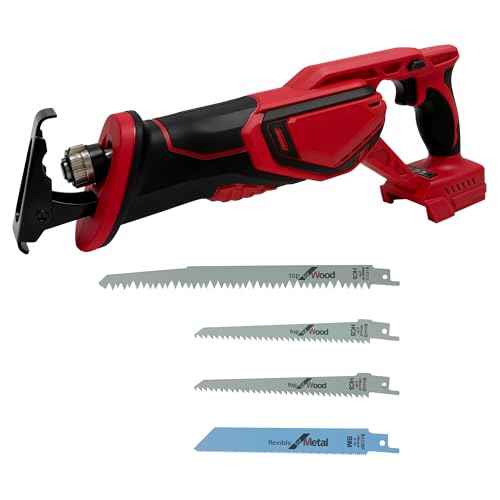 Cordless Reciprocating Saw Compatible MILWAUKEE 18V LI-ION Battery.Electric Sierra Rec?proca With Brushless Motor And 4 Blades¡¢Tools-Free Blades Install.0-3500RPM Recipro sawzall For Wood/Metal/PVC.