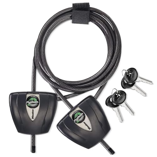 Master Lock Python Cable Lock 2-Pack Heavy Duty Keyed Outdoor Security