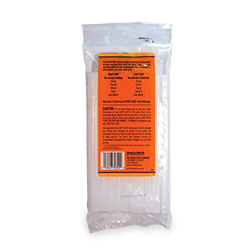 Gorilla Hot Glue Sticks Clear 8 Inch x 0.43 Inch, 20 Count - Full Size, Weather-Resistant, Dual-Temperature Compatible