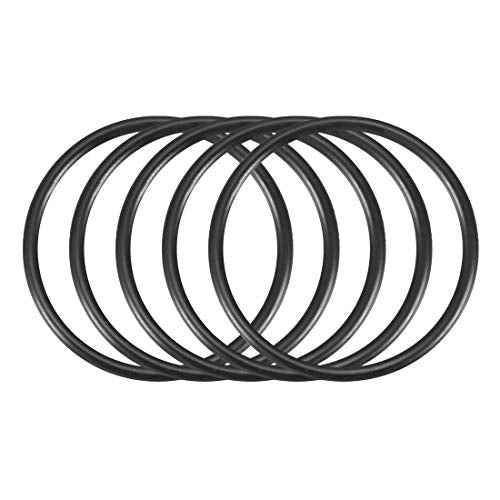 uxcell Nitrile Rubber O-Rings 32mm OD 28mm ID 2mm Width, Metric Nitrile Rubber Sealing Gasket, Pack of 5