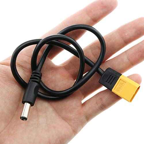 E-outstanding XT60 Cable XT60 Male Bullet Connector to DC 5.5x2.5mm Male Power Adapter Cable for TS100 Smart Electric Soldering Iron